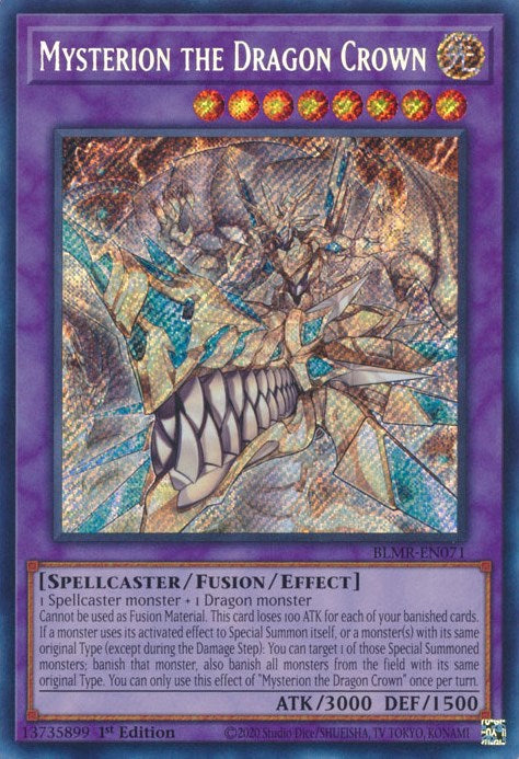 Mysterion the Dragon Crown [BLMR-EN071] Secret Rare | Jomio and Rueliete's Cards and Comics