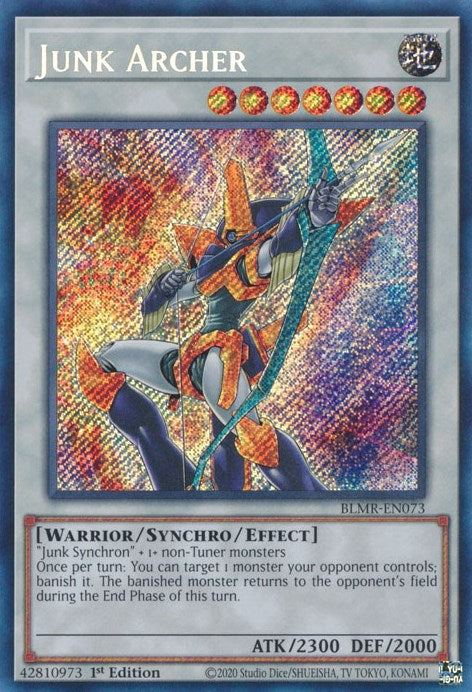 Junk Archer [BLMR-EN073] Secret Rare | Jomio and Rueliete's Cards and Comics