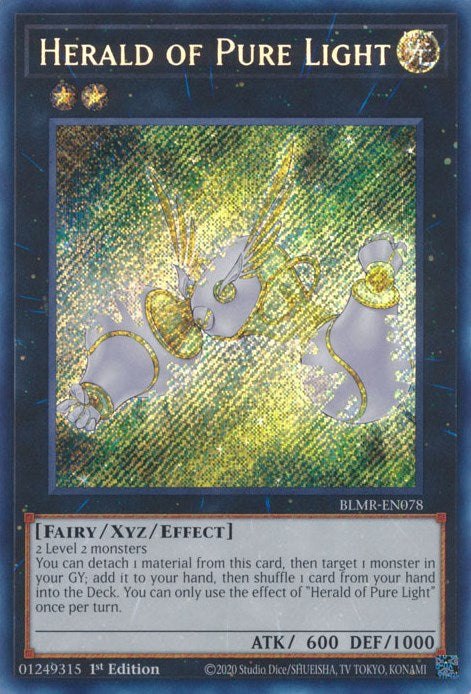 Herald of Pure Light [BLMR-EN078] Secret Rare | Jomio and Rueliete's Cards and Comics
