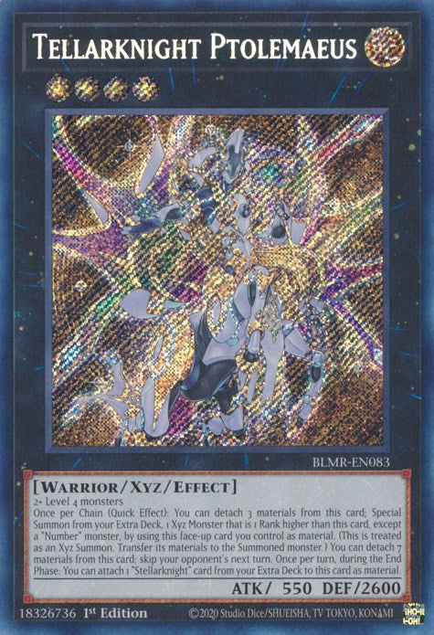 Tellarknight Ptolemaeus [BLMR-EN083] Secret Rare | Jomio and Rueliete's Cards and Comics