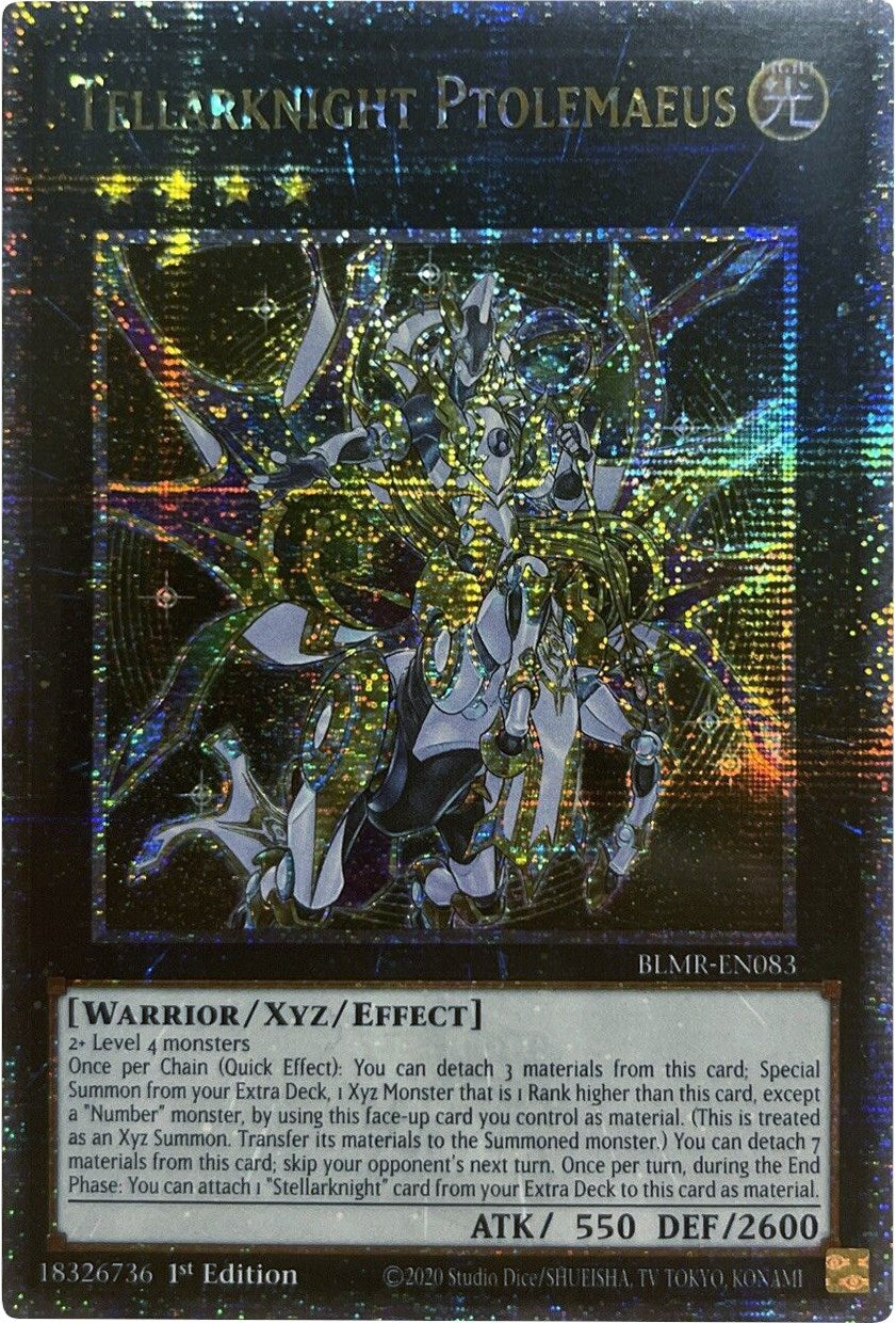 Tellarknight Ptolemaeus [BLMR-EN083] Quarter Century Secret Rare | Jomio and Rueliete's Cards and Comics