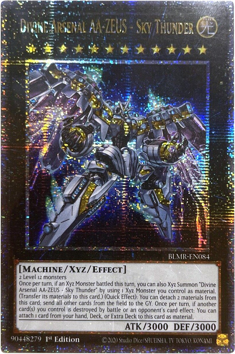 Divine Arsenal AA-ZEUS - Sky Thunder [BLMR-EN084] Quarter Century Secret Rare | Jomio and Rueliete's Cards and Comics