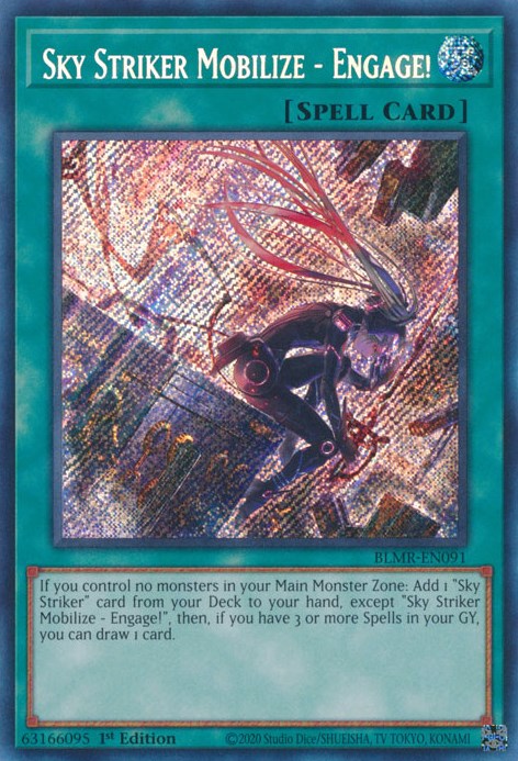 Sky Striker Mobilize - Engage! [BLMR-EN091] Secret Rare | Jomio and Rueliete's Cards and Comics