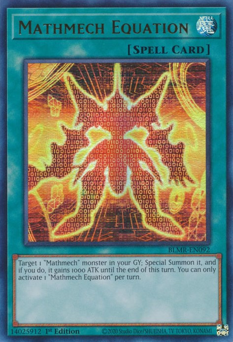 Mathmech Equation [BLMR-EN092] Ultra Rare | Jomio and Rueliete's Cards and Comics