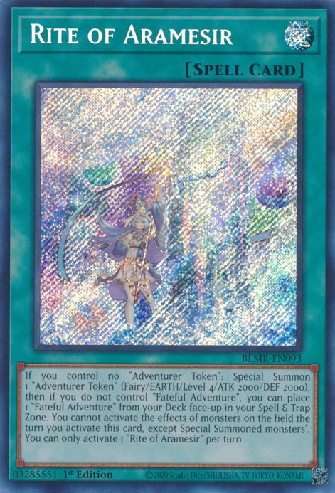 Rite of Aramesir [BLMR-EN093] Secret Rare | Jomio and Rueliete's Cards and Comics