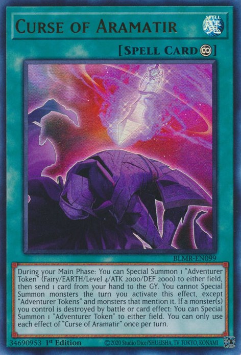 Curse of Aramatir [BLMR-EN099] Ultra Rare | Jomio and Rueliete's Cards and Comics