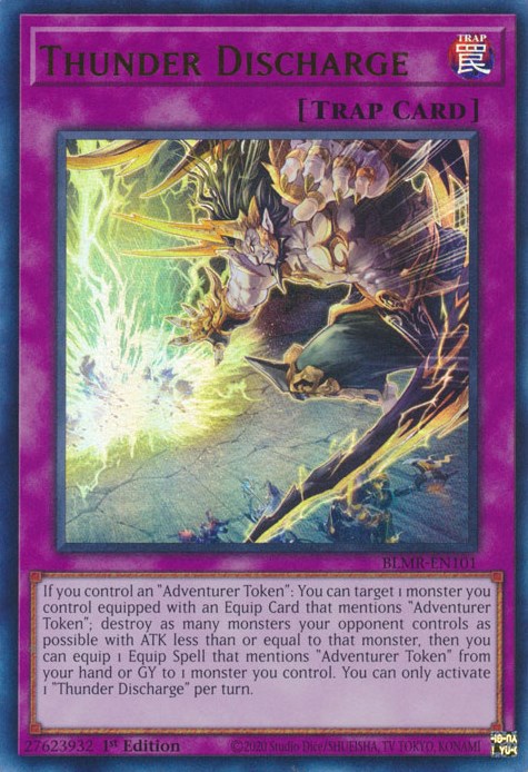 Thunder Discharge [BLMR-EN101] Ultra Rare | Jomio and Rueliete's Cards and Comics
