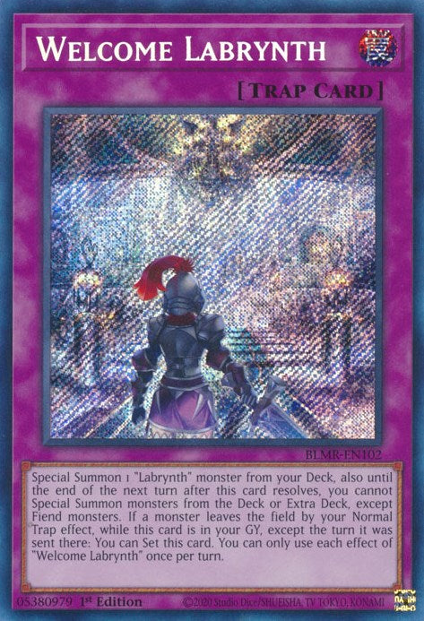 Welcome Labrynth [BLMR-EN102] Secret Rare | Jomio and Rueliete's Cards and Comics