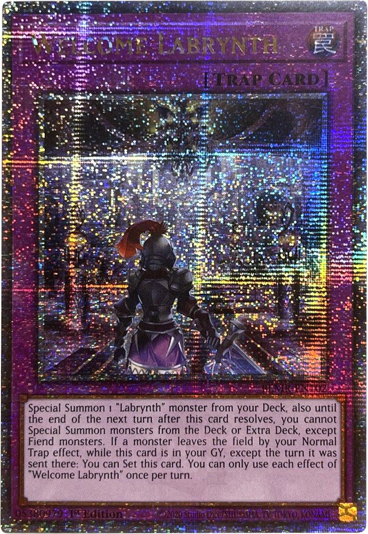 Welcome Labrynth [BLMR-EN102] Quarter Century Secret Rare | Jomio and Rueliete's Cards and Comics