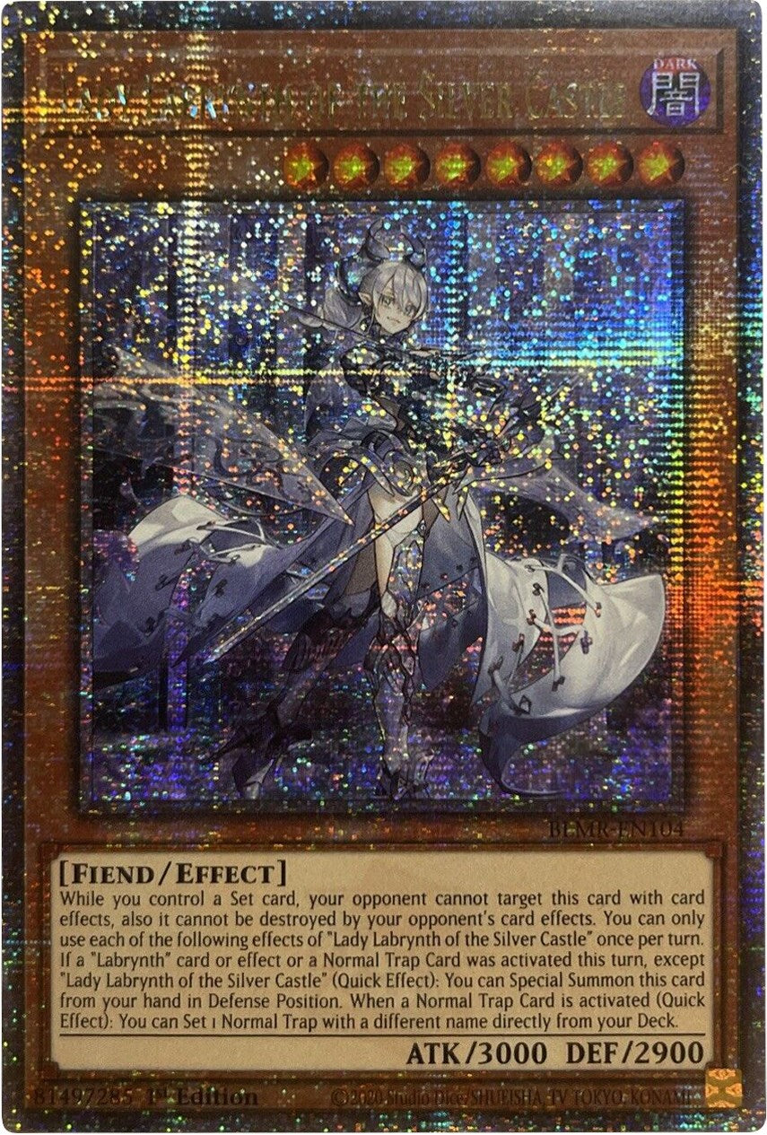 Lady Labrynth of the Silver Castle [BLMR-EN104] Quarter Century Secret Rare | Jomio and Rueliete's Cards and Comics