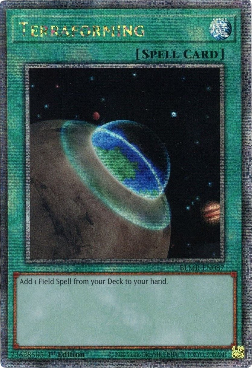 Terraforming [BLMR-EN087] Quarter Century Secret Rare | Jomio and Rueliete's Cards and Comics