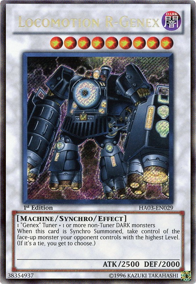 Locomotion R-Genex [HA03-EN029] Secret Rare | Jomio and Rueliete's Cards and Comics