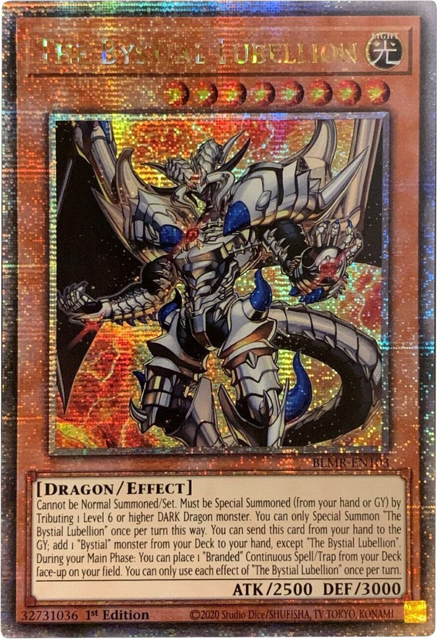 The Bystial Lubellion [BLMR-EN103] Quarter Century Secret Rare | Jomio and Rueliete's Cards and Comics
