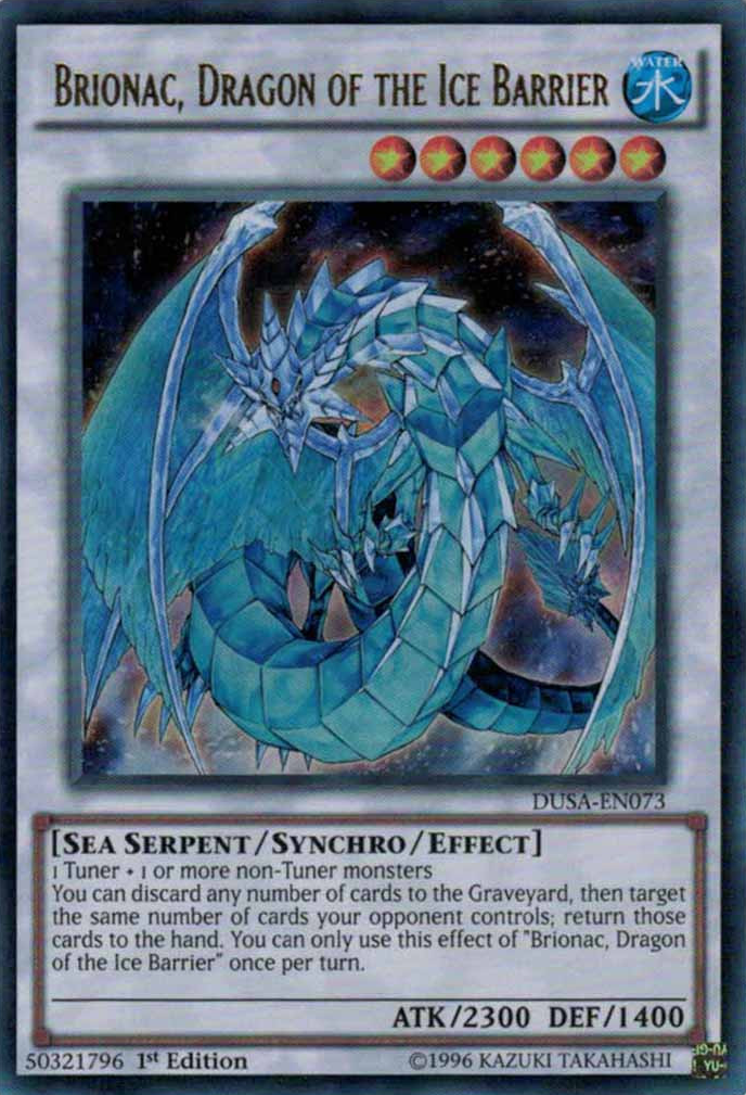 Brionac, Dragon of the Ice Barrier [DUSA-EN073] Ultra Rare | Jomio and Rueliete's Cards and Comics