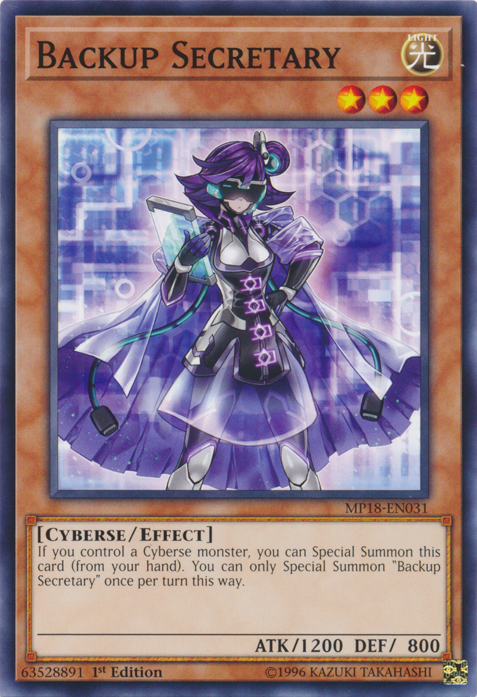 Backup Secretary [MP18-EN031] Common | Jomio and Rueliete's Cards and Comics