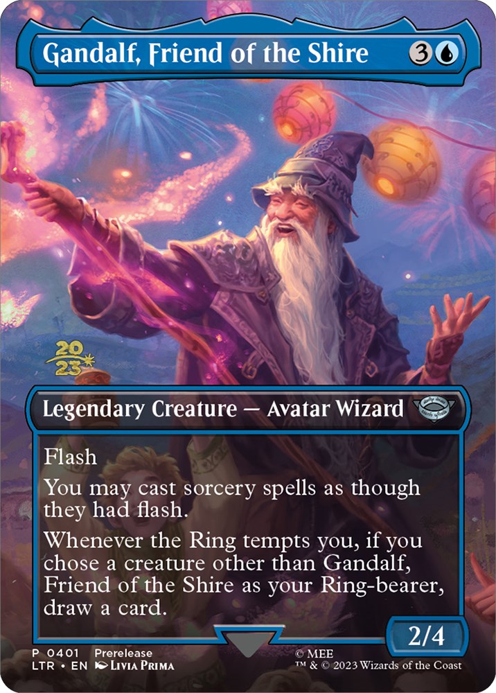 Gandalf, Friend of the Shire [The Lord of the Rings: Tales of Middle-Earth Prerelease Promos] | Jomio and Rueliete's Cards and Comics