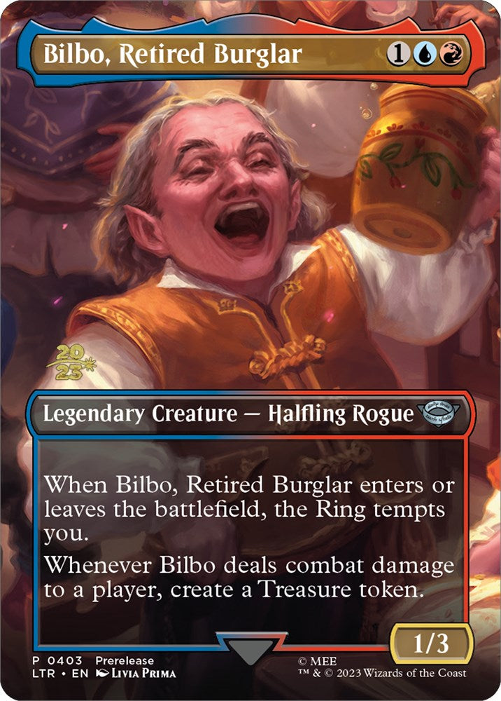 Bilbo, Retired Burglar [The Lord of the Rings: Tales of Middle-Earth Prerelease Promos] | Jomio and Rueliete's Cards and Comics
