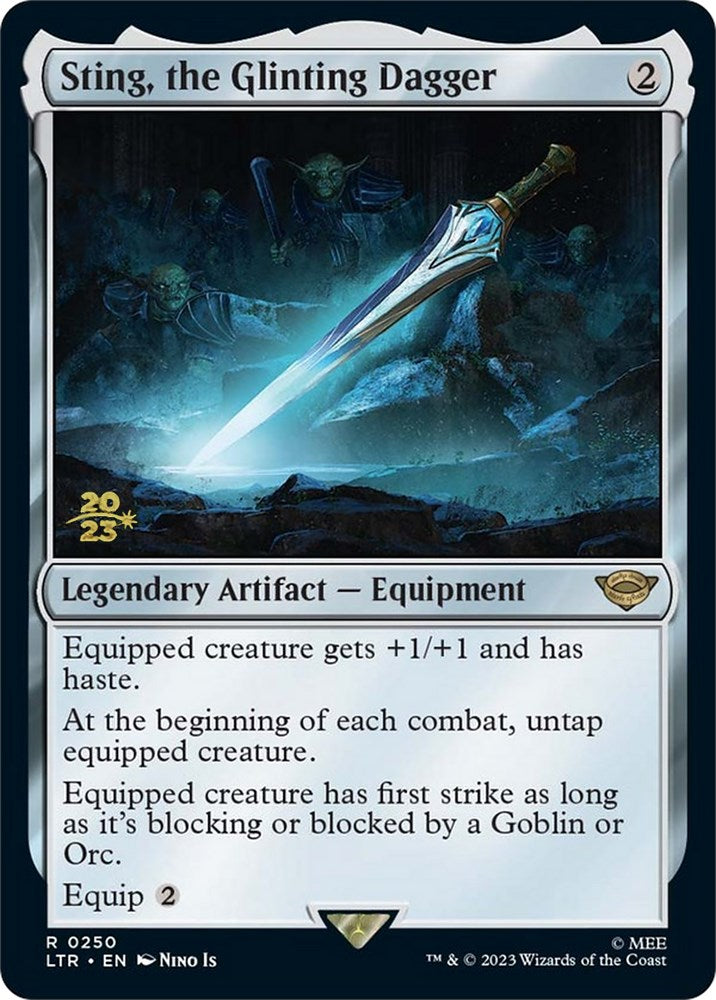 Sting, the Glinting Dagger [The Lord of the Rings: Tales of Middle-Earth Prerelease Promos] | Jomio and Rueliete's Cards and Comics
