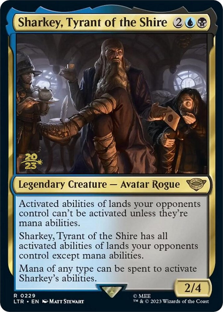 Sharkey, Tyrant of the Shire [The Lord of the Rings: Tales of Middle-Earth Prerelease Promos] | Jomio and Rueliete's Cards and Comics