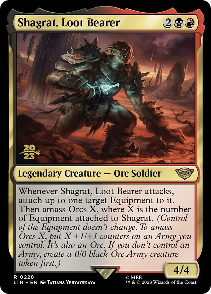 Shagrat, Loot Bearer [The Lord of the Rings: Tales of Middle-Earth Prerelease Promos] | Jomio and Rueliete's Cards and Comics