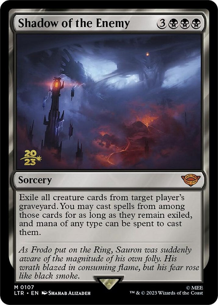 Shadow of the Enemy [The Lord of the Rings: Tales of Middle-Earth Prerelease Promos] | Jomio and Rueliete's Cards and Comics