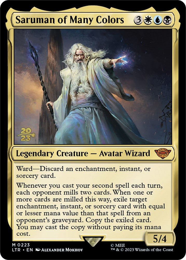 Saruman of Many Colors [The Lord of the Rings: Tales of Middle-Earth Prerelease Promos] | Jomio and Rueliete's Cards and Comics