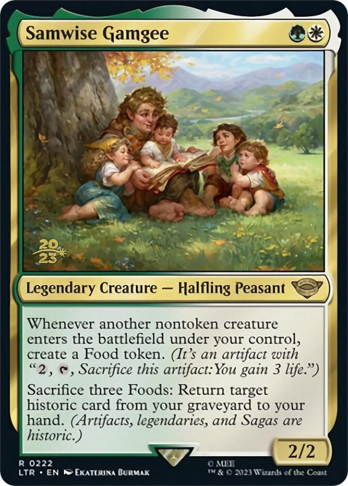 Samwise Gamgee [The Lord of the Rings: Tales of Middle-Earth Prerelease Promos] | Jomio and Rueliete's Cards and Comics