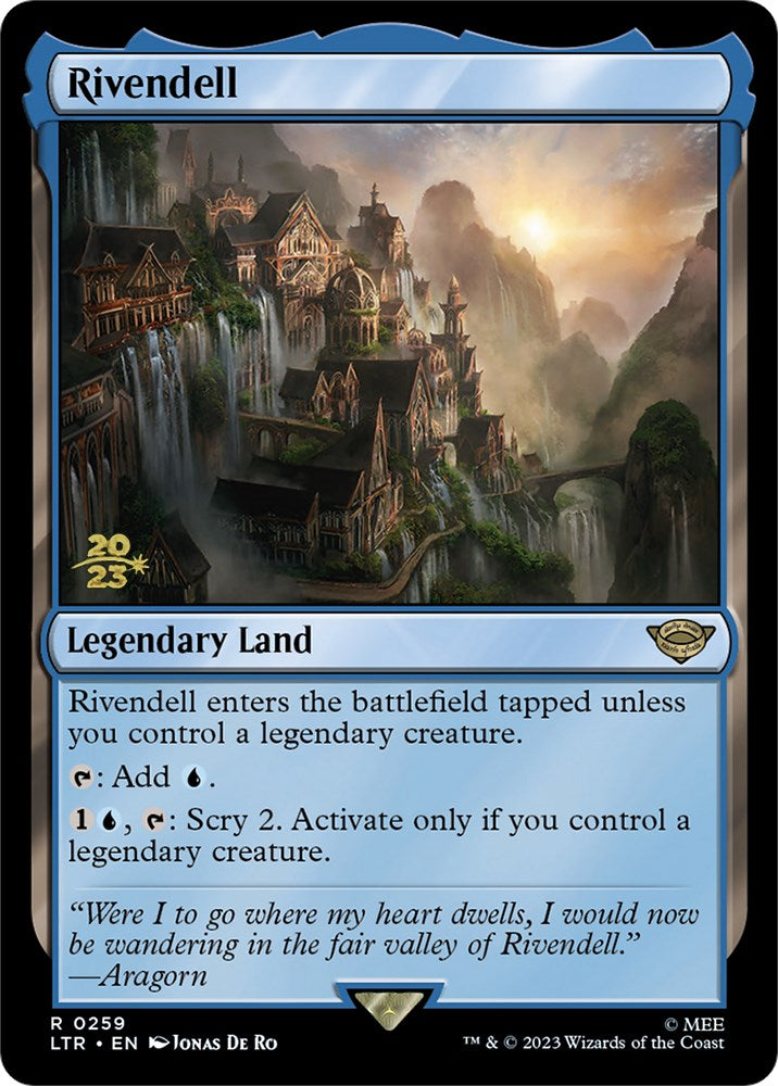 Rivendell [The Lord of the Rings: Tales of Middle-Earth Prerelease Promos] | Jomio and Rueliete's Cards and Comics
