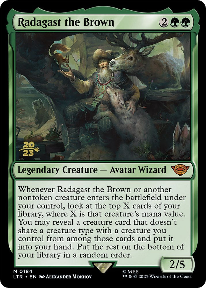 Radagast the Brown [The Lord of the Rings: Tales of Middle-Earth Prerelease Promos] | Jomio and Rueliete's Cards and Comics