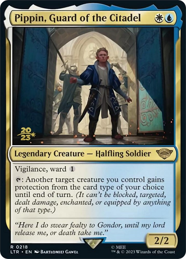 Pippin, Guard of the Citadel [The Lord of the Rings: Tales of Middle-Earth Prerelease Promos] | Jomio and Rueliete's Cards and Comics