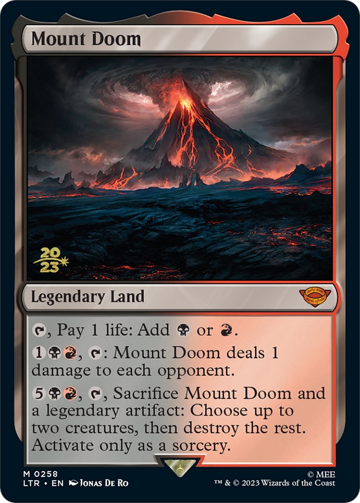 Mount Doom [The Lord of the Rings: Tales of Middle-Earth Prerelease Promos] | Jomio and Rueliete's Cards and Comics