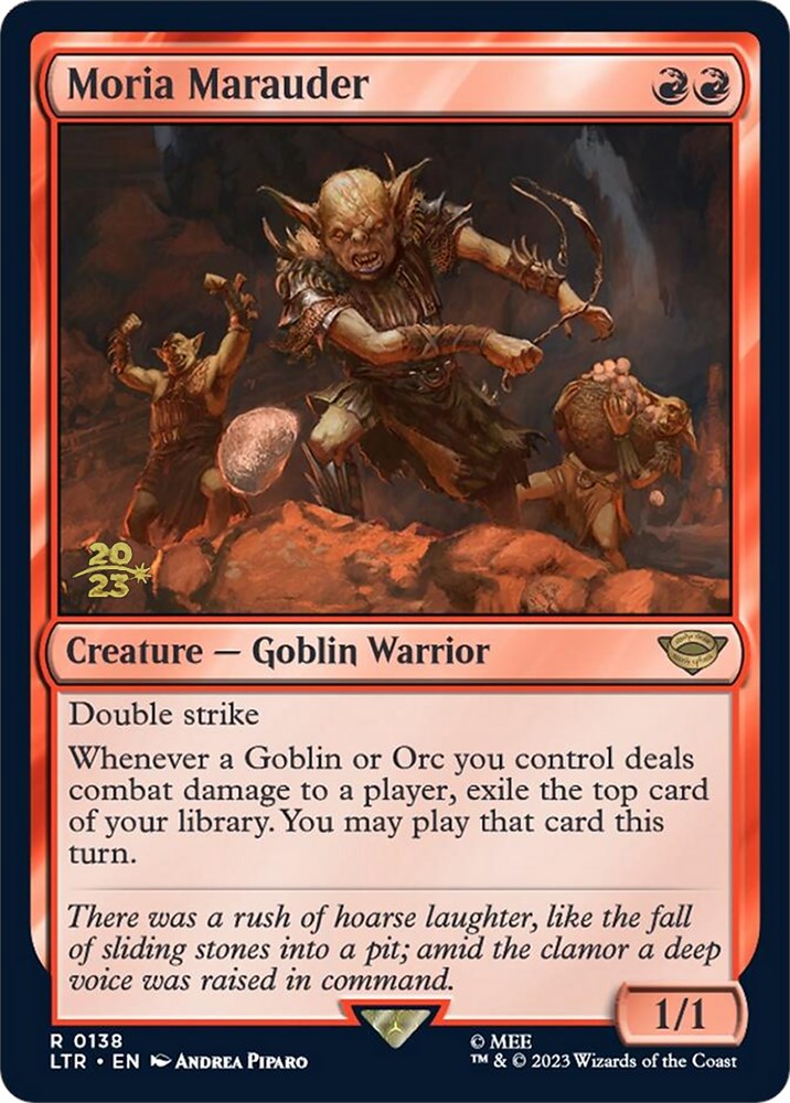 Moria Marauder [The Lord of the Rings: Tales of Middle-Earth Prerelease Promos] | Jomio and Rueliete's Cards and Comics