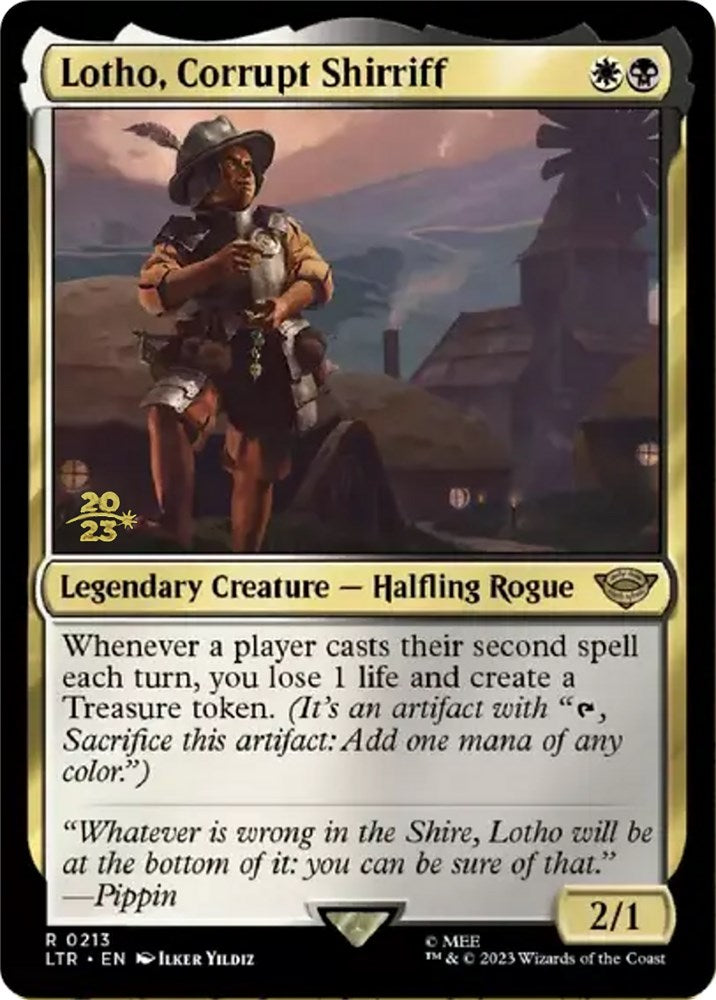 Lotho, Corrupt Shirriff [The Lord of the Rings: Tales of Middle-Earth Prerelease Promos] | Jomio and Rueliete's Cards and Comics