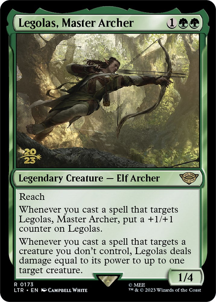 Legolas, Master Archer [The Lord of the Rings: Tales of Middle-Earth Prerelease Promos] | Jomio and Rueliete's Cards and Comics