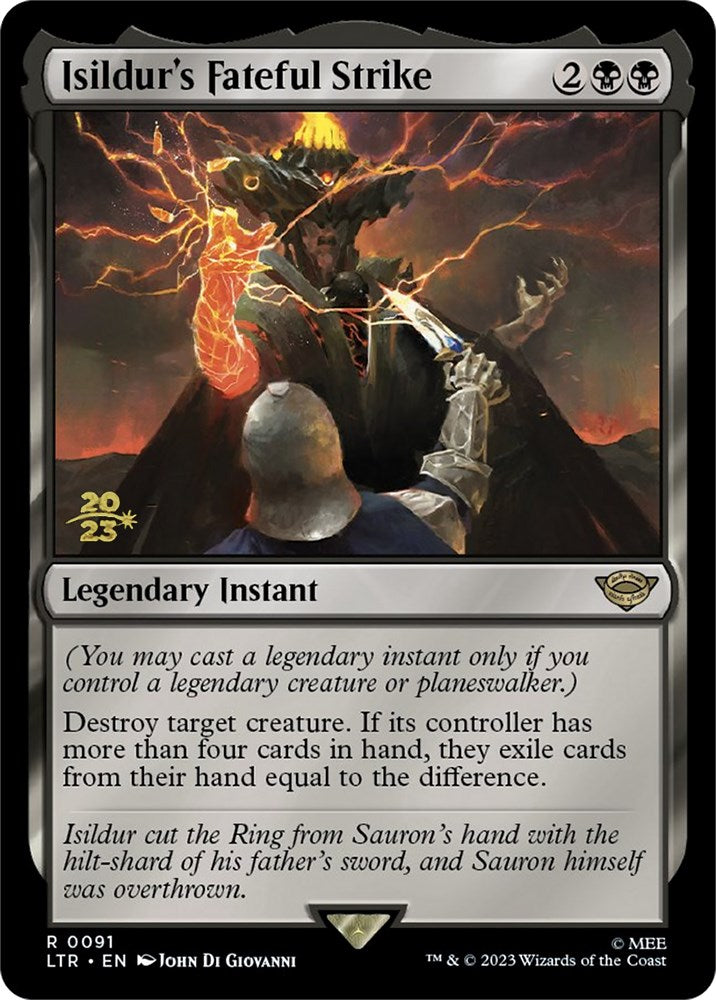Isildur's Fateful Strike [The Lord of the Rings: Tales of Middle-Earth Prerelease Promos] | Jomio and Rueliete's Cards and Comics