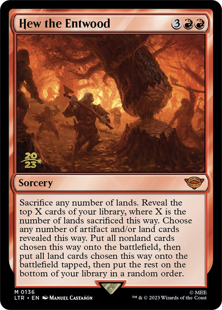 Hew the Entwood [The Lord of the Rings: Tales of Middle-Earth Prerelease Promos] | Jomio and Rueliete's Cards and Comics