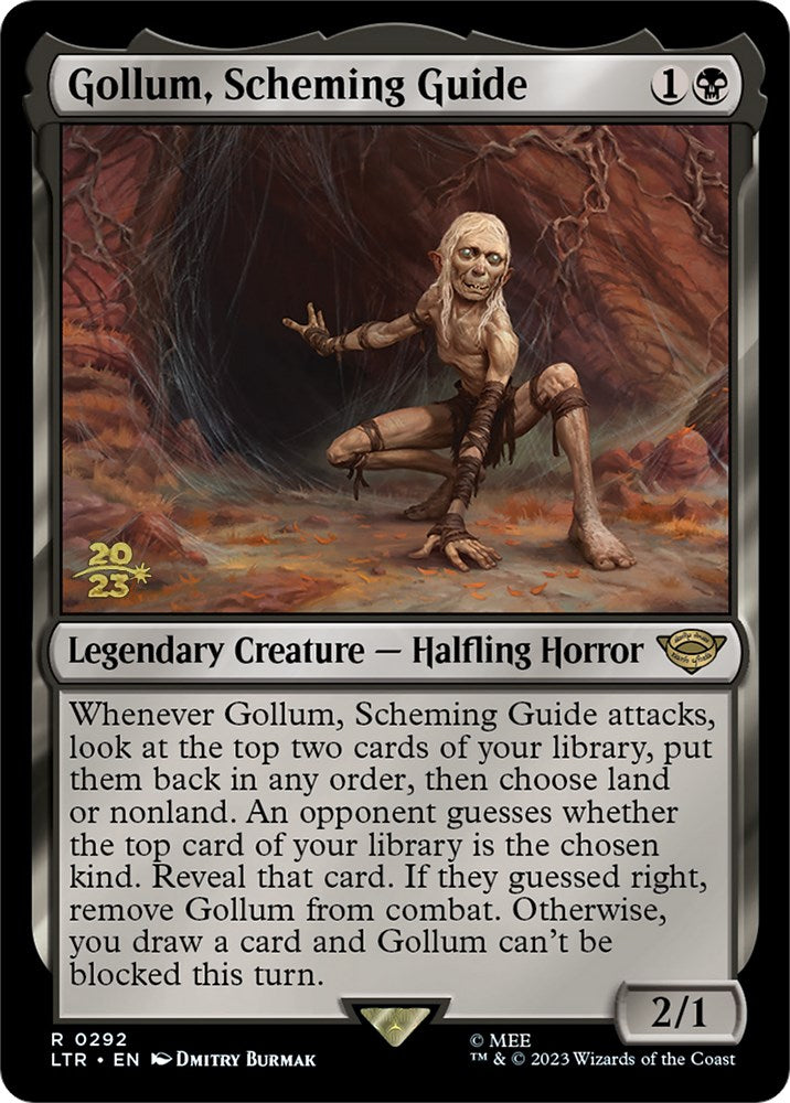 Gollum, Scheming Guide [The Lord of the Rings: Tales of Middle-Earth Prerelease Promos] | Jomio and Rueliete's Cards and Comics