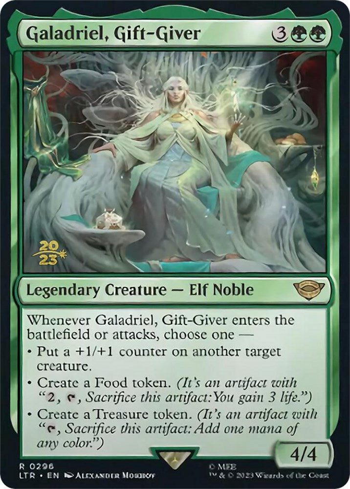 Galadriel, Gift-Giver [The Lord of the Rings: Tales of Middle-Earth Prerelease Promos] | Jomio and Rueliete's Cards and Comics