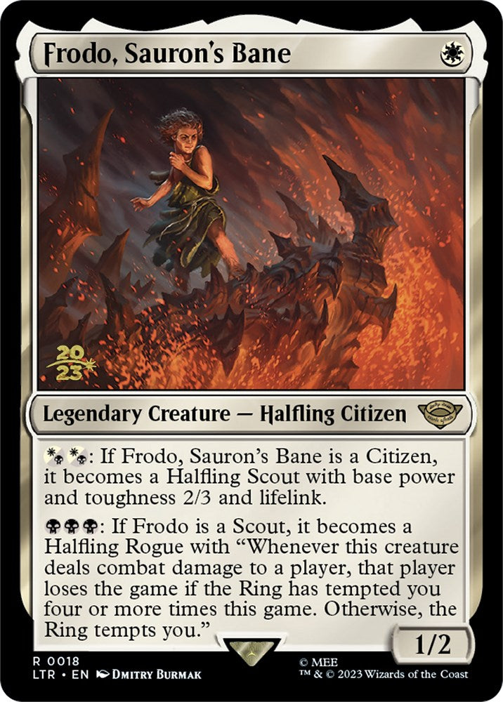 Frodo, Sauron's Bane [The Lord of the Rings: Tales of Middle-Earth Prerelease Promos] | Jomio and Rueliete's Cards and Comics