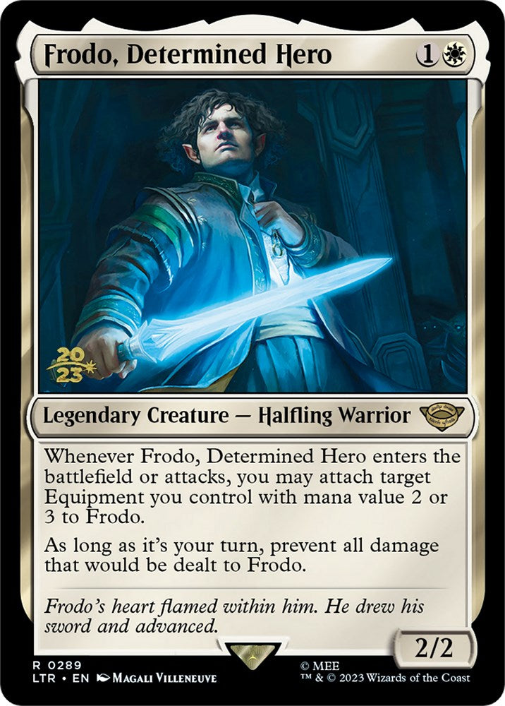 Frodo, Determined Hero [The Lord of the Rings: Tales of Middle-Earth Prerelease Promos] | Jomio and Rueliete's Cards and Comics