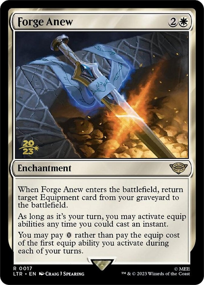 Forge Anew [The Lord of the Rings: Tales of Middle-Earth Prerelease Promos] | Jomio and Rueliete's Cards and Comics