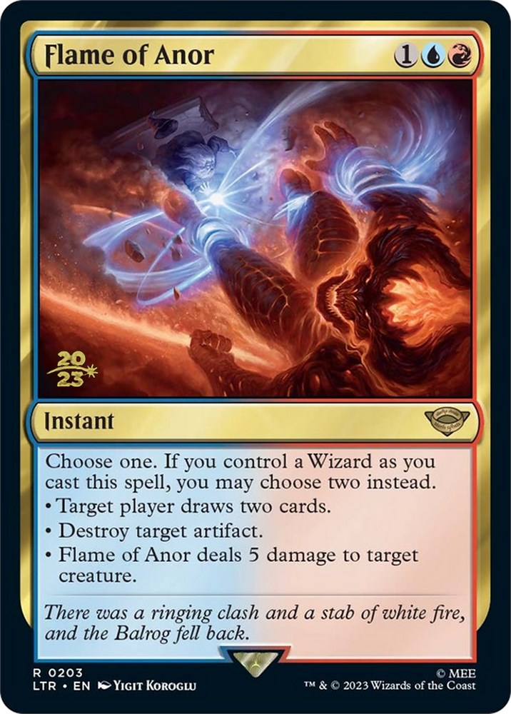 Flame of Anor [The Lord of the Rings: Tales of Middle-Earth Prerelease Promos] | Jomio and Rueliete's Cards and Comics