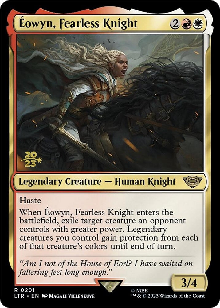 Eowyn, Fearless Knight [The Lord of the Rings: Tales of Middle-Earth Prerelease Promos] | Jomio and Rueliete's Cards and Comics