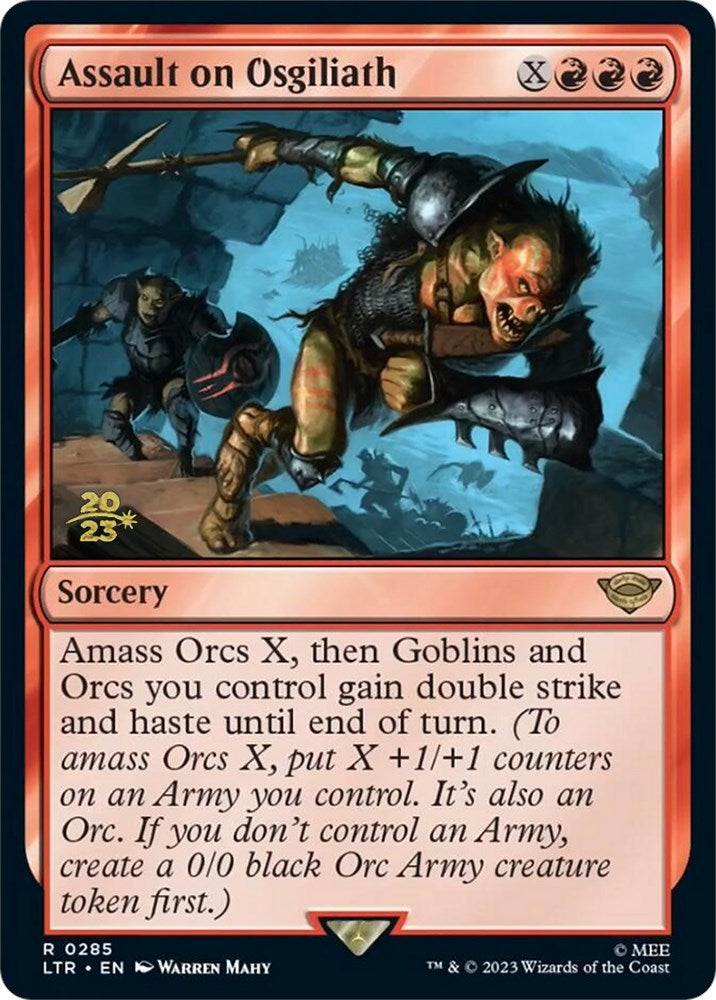 Assault on Osgiliath [The Lord of the Rings: Tales of Middle-Earth Prerelease Promos] | Jomio and Rueliete's Cards and Comics