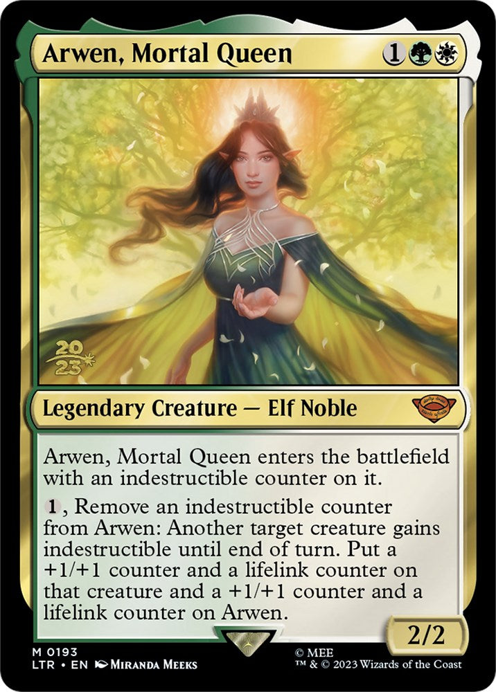 Arwen, Mortal Queen [The Lord of the Rings: Tales of Middle-Earth Prerelease Promos] | Jomio and Rueliete's Cards and Comics