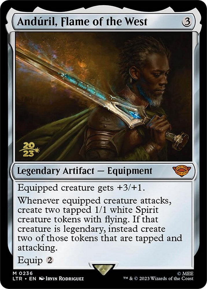 Anduril, Flame of the West [The Lord of the Rings: Tales of Middle-Earth Prerelease Promos] | Jomio and Rueliete's Cards and Comics