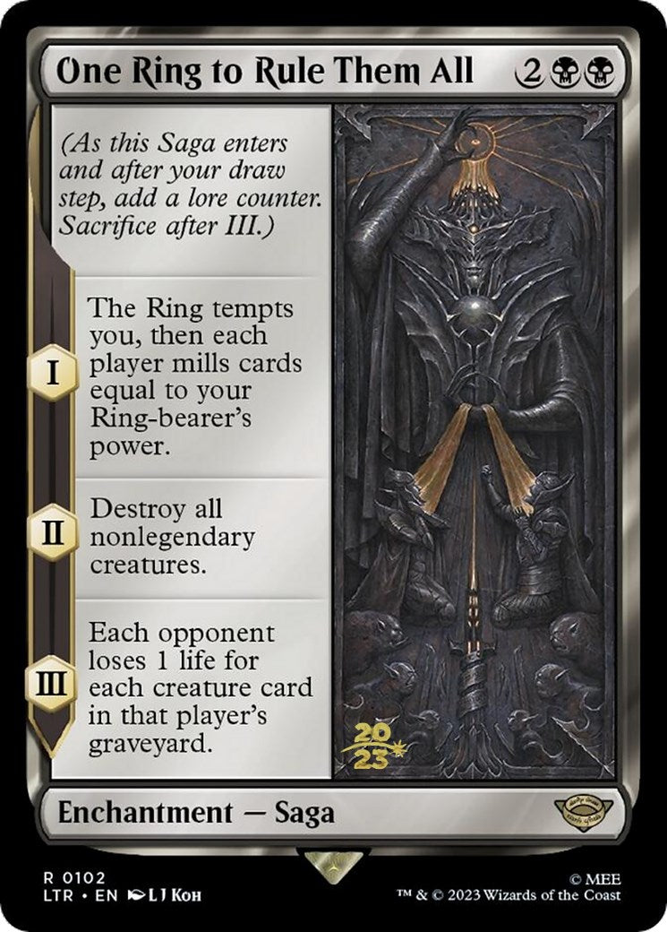 One Ring to Rule Them All [The Lord of the Rings: Tales of Middle-Earth Prerelease Promos] | Jomio and Rueliete's Cards and Comics