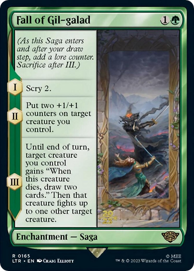 Fall of Gil-galad [The Lord of the Rings: Tales of Middle-Earth Prerelease Promos] | Jomio and Rueliete's Cards and Comics