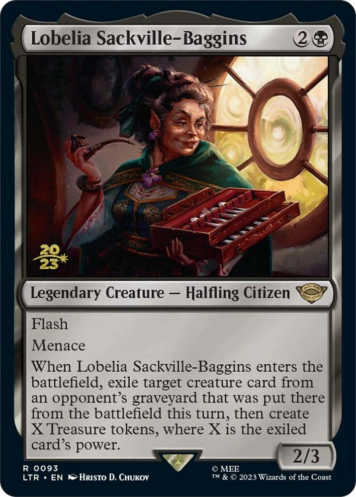 Lobelia Sackville-Baggins [The Lord of the Rings: Tales of Middle-Earth Prerelease Promos] | Jomio and Rueliete's Cards and Comics