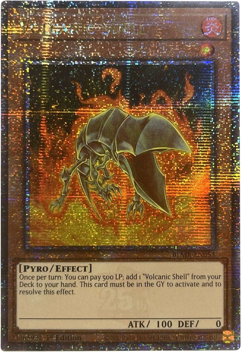 Volcanic Shell [BLMR-EN053] Quarter Century Secret Rare | Jomio and Rueliete's Cards and Comics